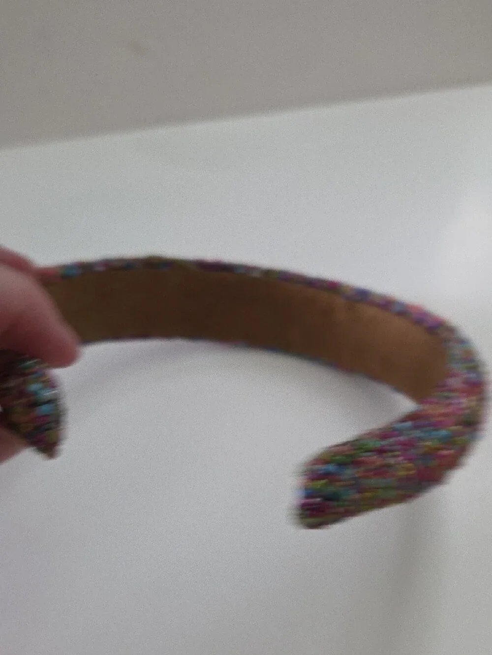Multicolor Beaded Padded Headband